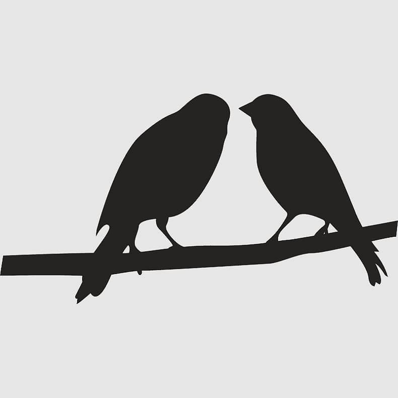 Printable Easy Bird Stencil