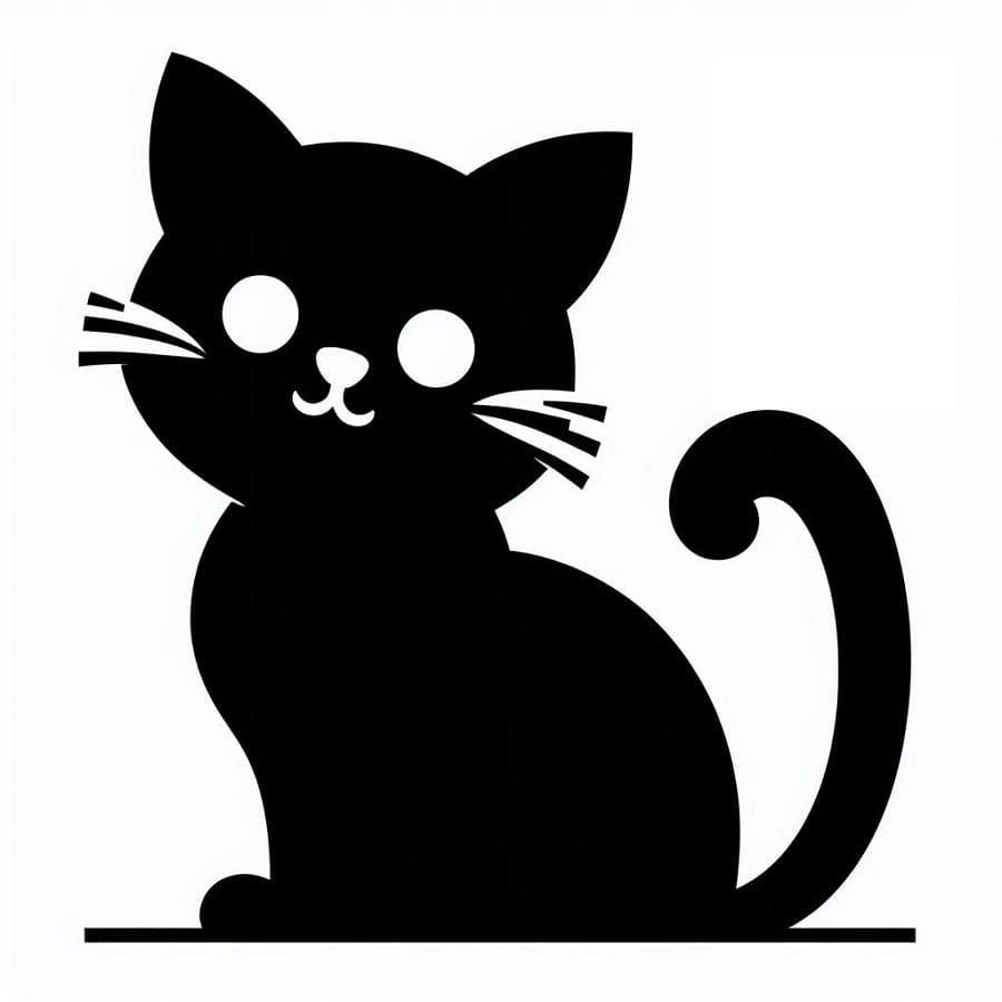 Printable Easy Cat Stencil