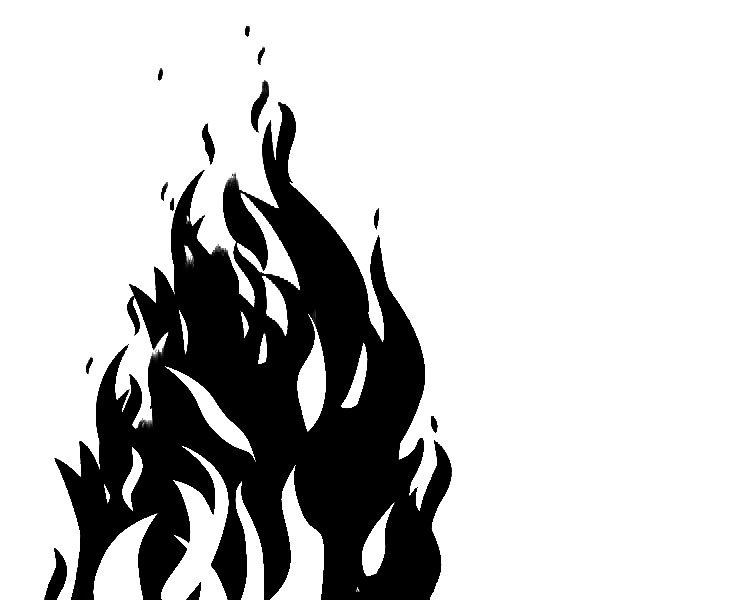 Printable Flame Stencil Free Pictures