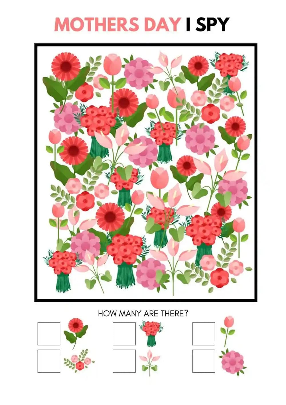 Printable Free Mother’s Day I Spy Download
