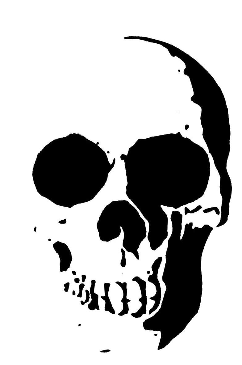 Download Printable Skull Stencil Free