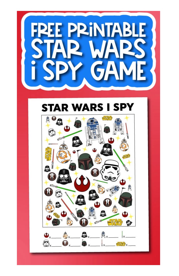Printable Free Star Wars I Spy