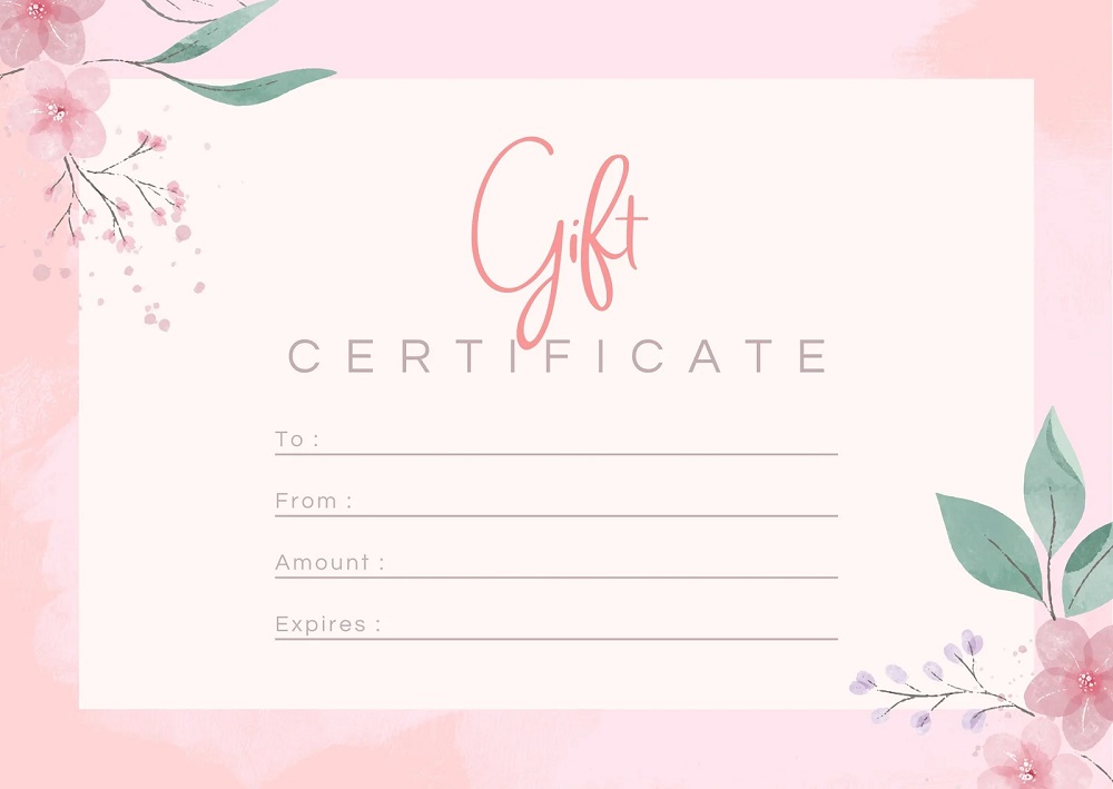 Printable Gift Card Template Download