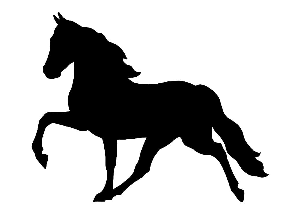Printable Horse Stencil Download Free