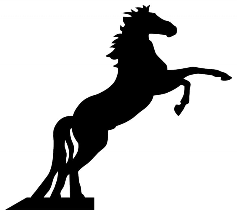 Printable Horse Stencil For Kids