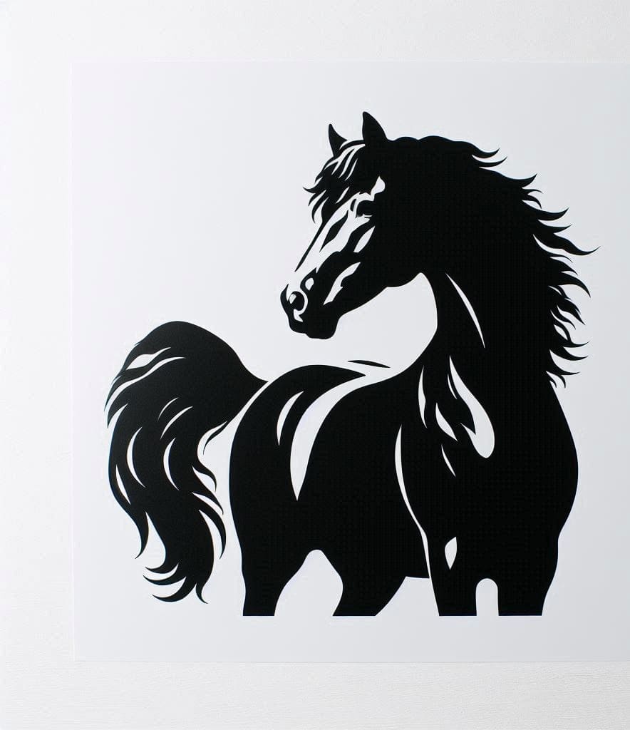 Printable Horse Stencil Free Photo