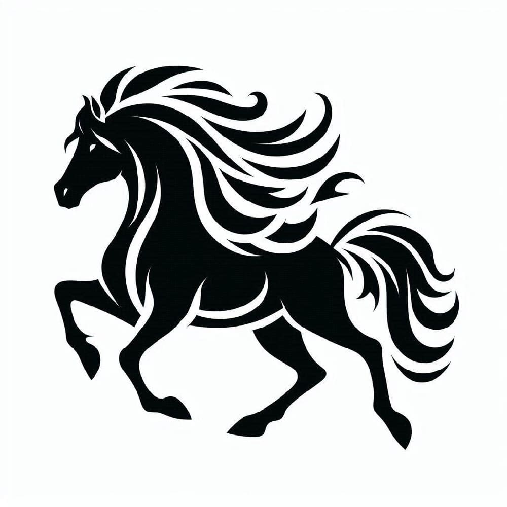 Printable Horse Stencil Free Picture