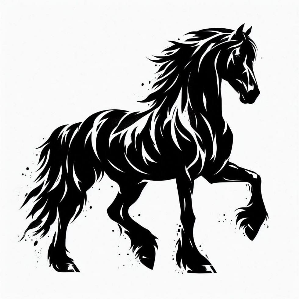 Printable Horse Stencil Pictures