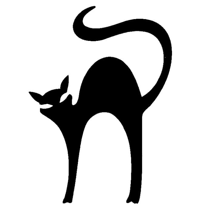 Printable Image of Cat Stencil