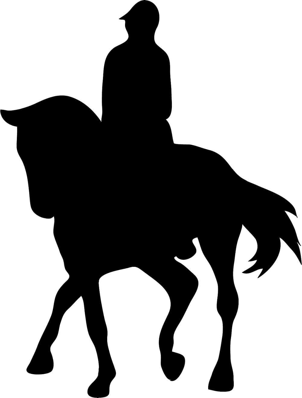 Printable Image of Horse Stencil