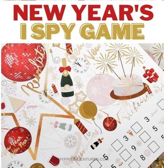 Printable New Years I Spy Free Download