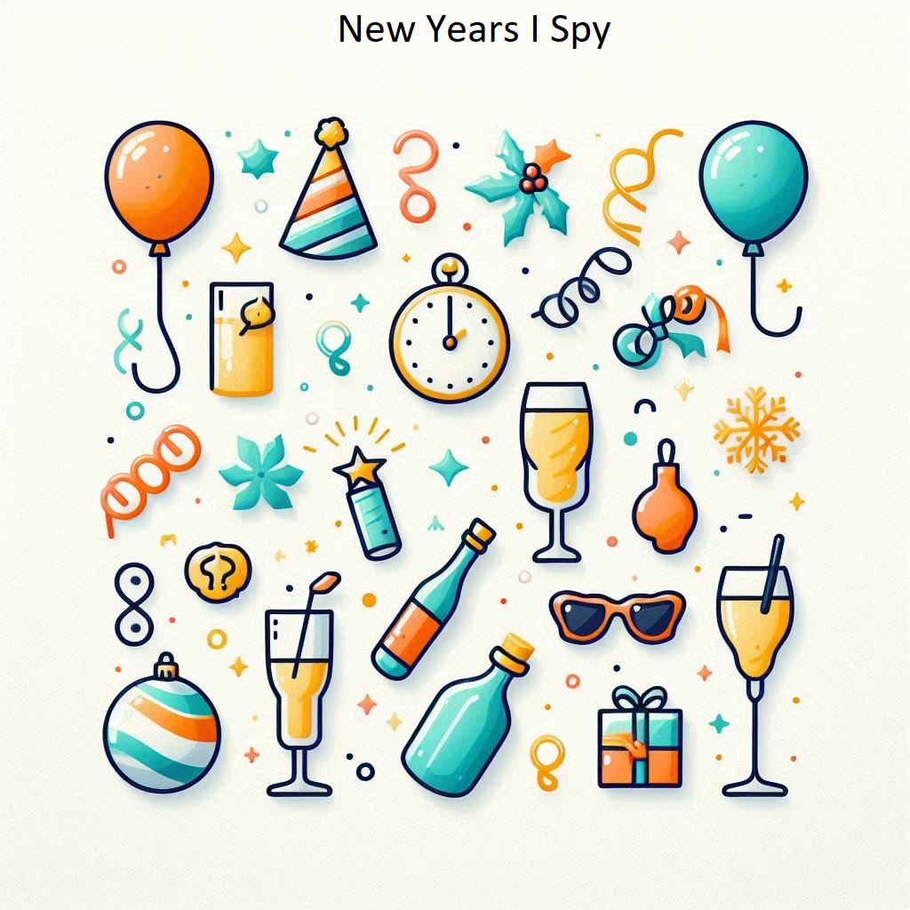 Printable New Years I Spy For Free