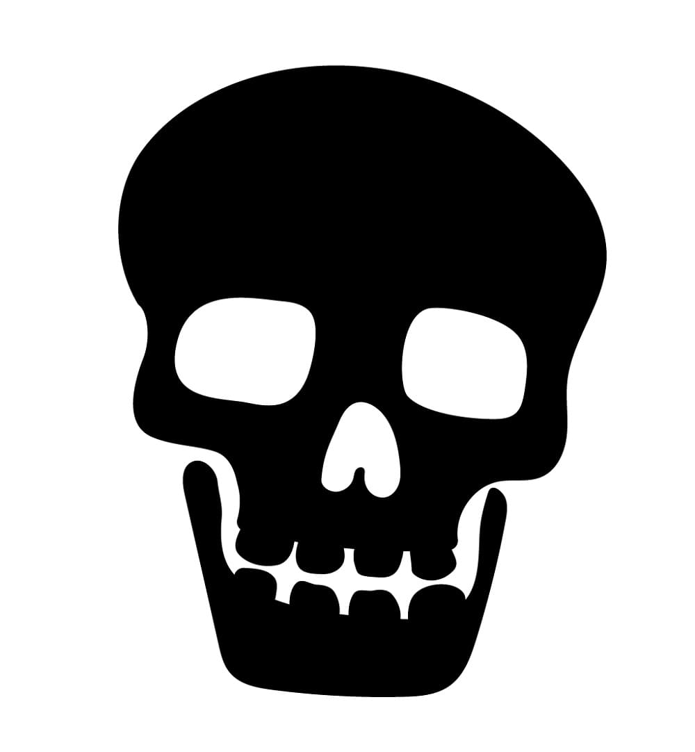 Printable Skull Stencil Free Picture