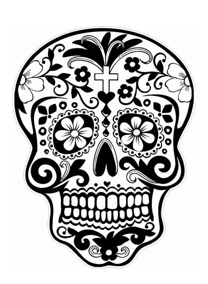 Printable Skull Stencil Free Pictures