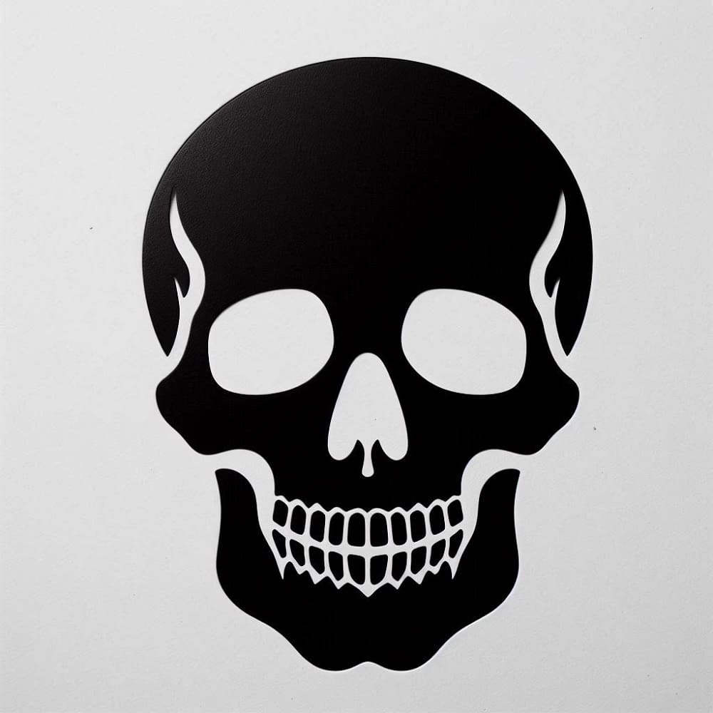 Printable Skull Stencil Pictures