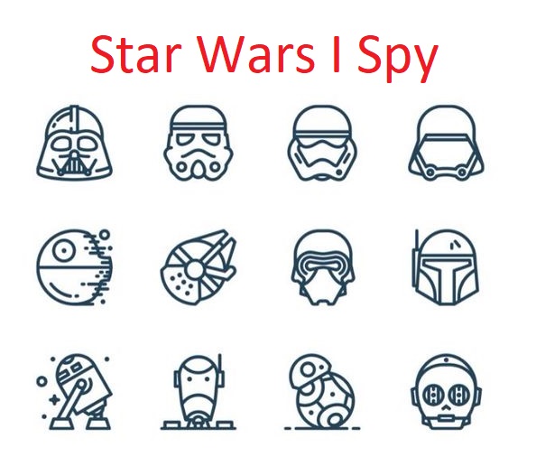 Printable Star Wars I Spy Book For Kid
