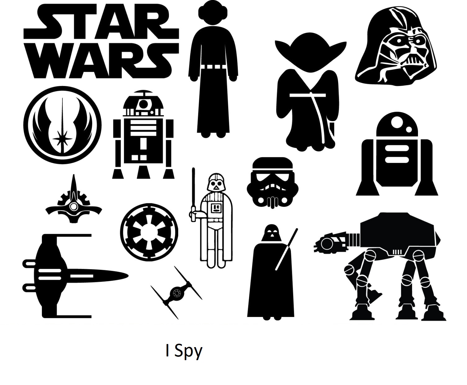 Printable Star Wars I Spy Download Free