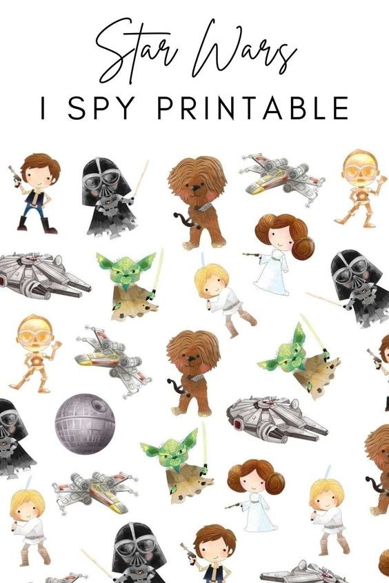 Printable Star Wars I Spy Free Images