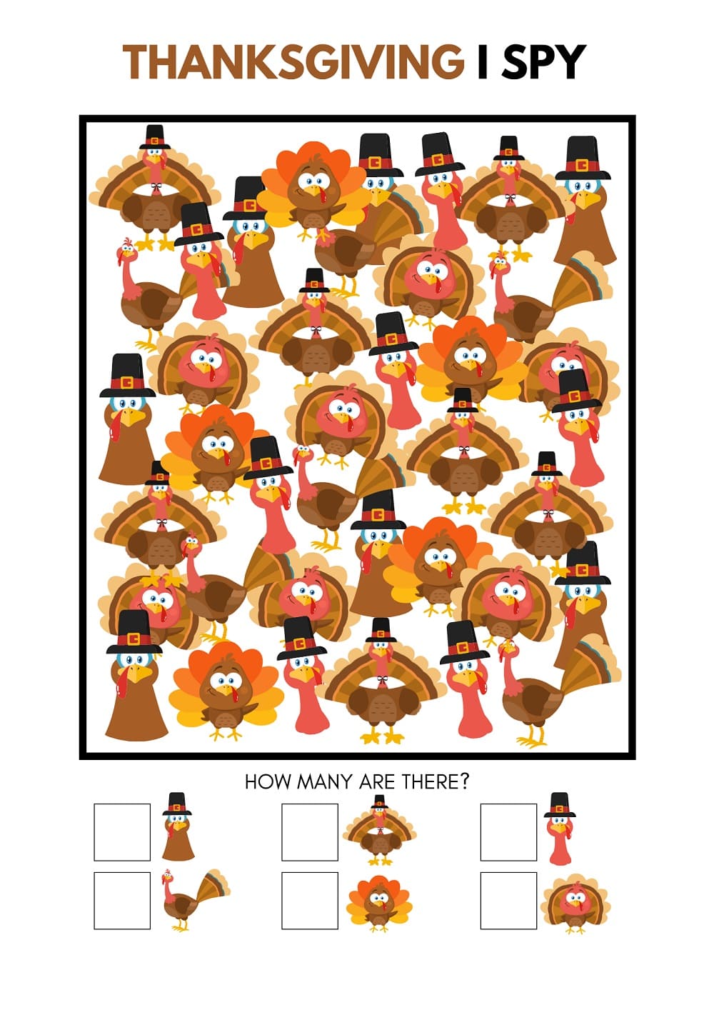 Printable Thanksgiving I Spy Download Free