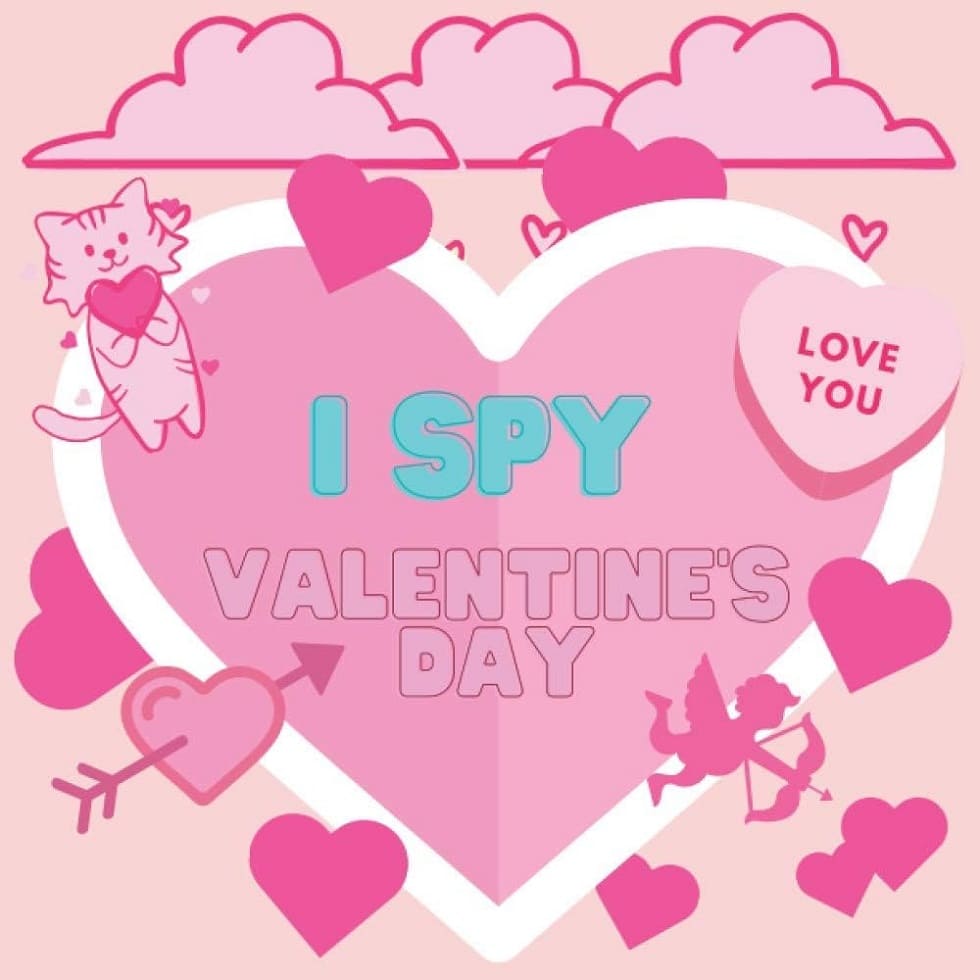 Printable Valentine I Spy Picture