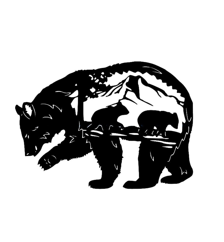 Bear Stencil Free