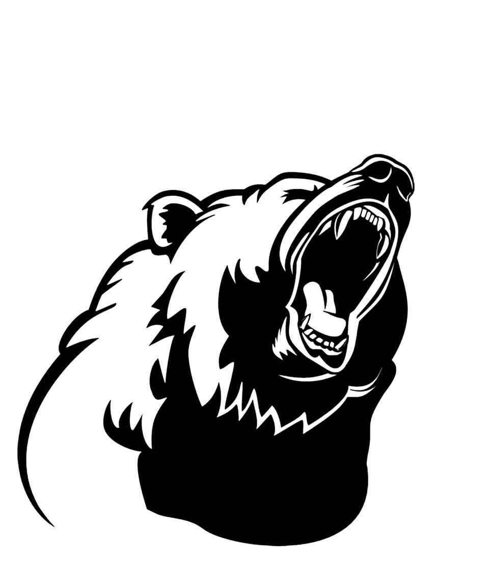 Bear Stencil Image