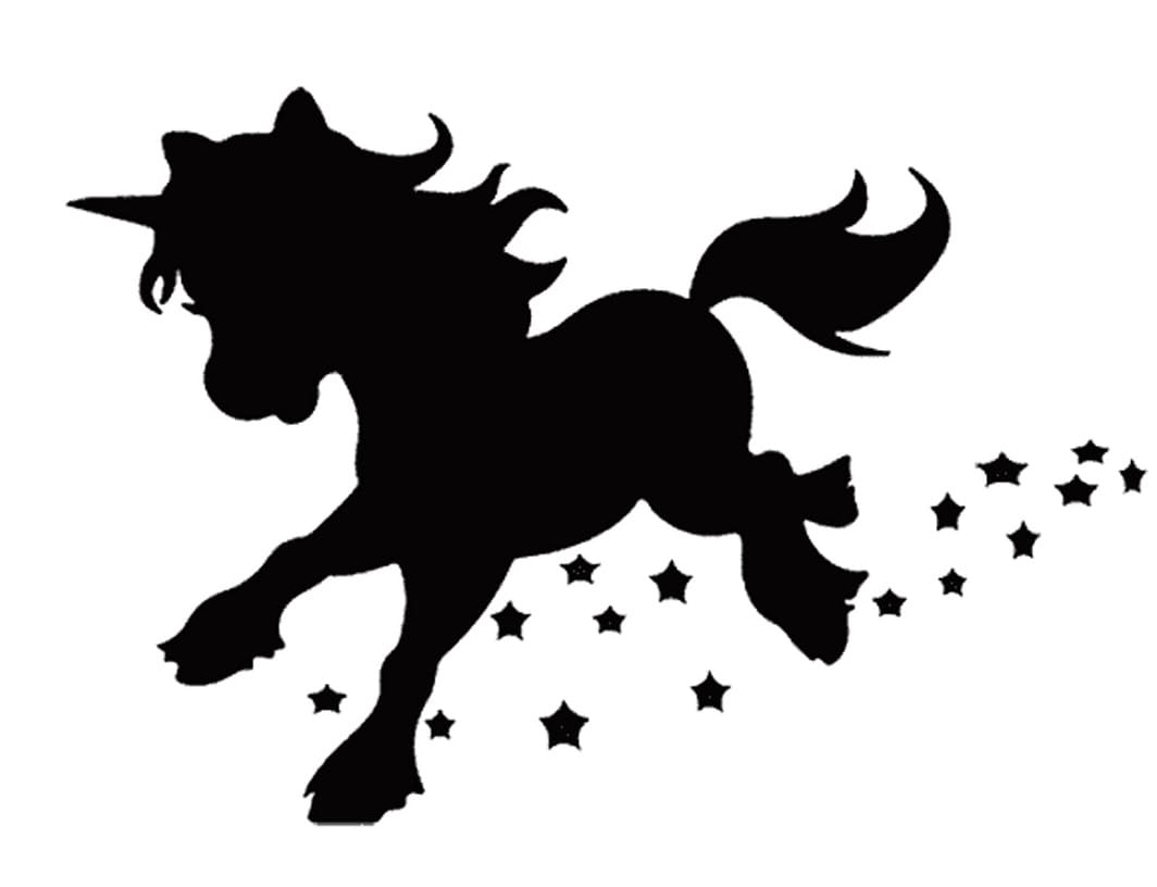 Enchanted Unicorn Stencil
