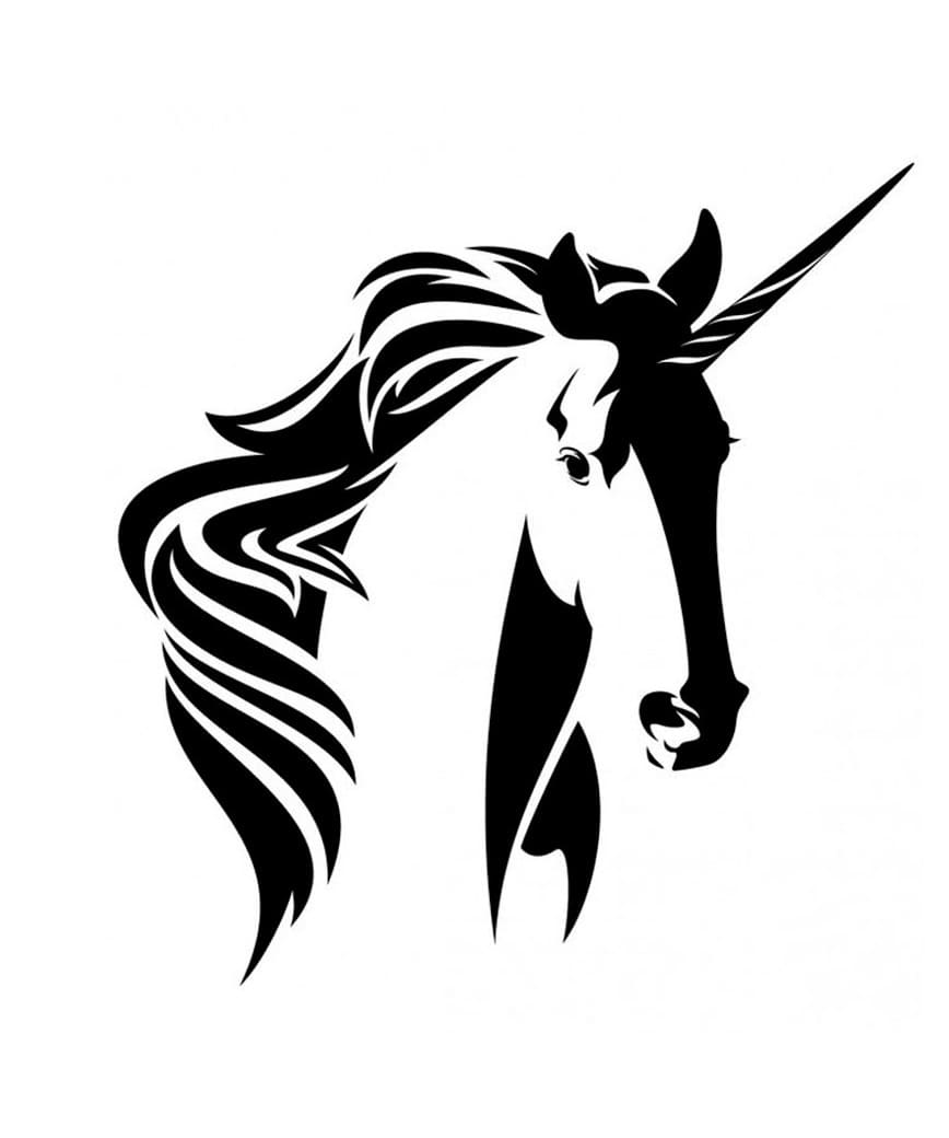 Perfect Unicorn Stencil