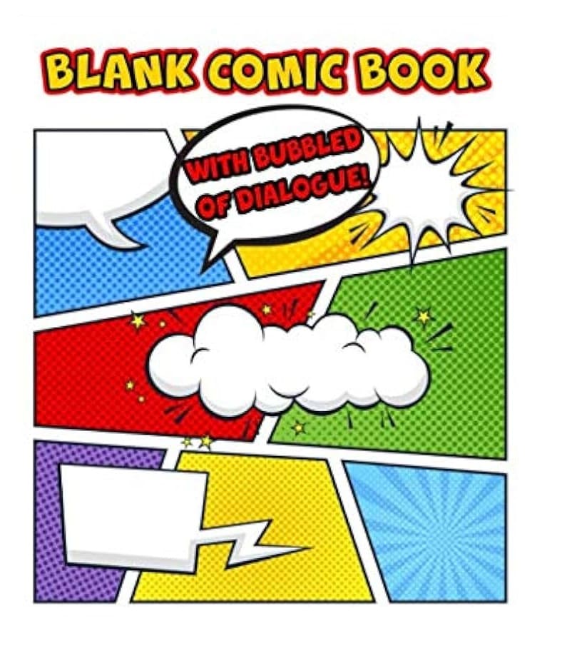 Printable Amazing Comic Book Template