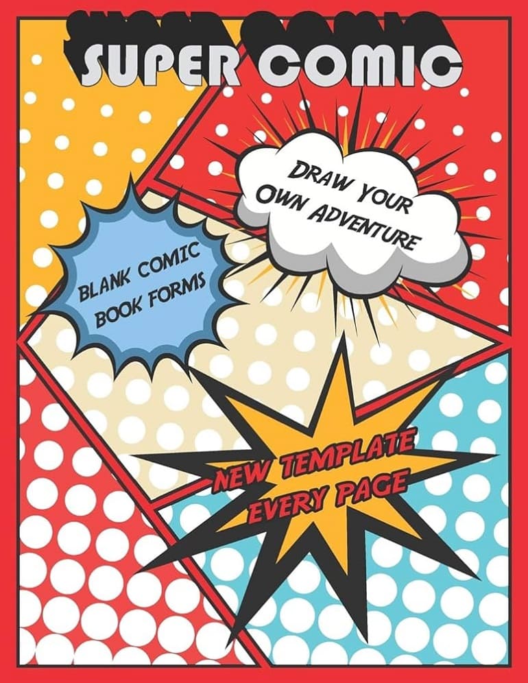 Printable Basic Comic Book Template For Free