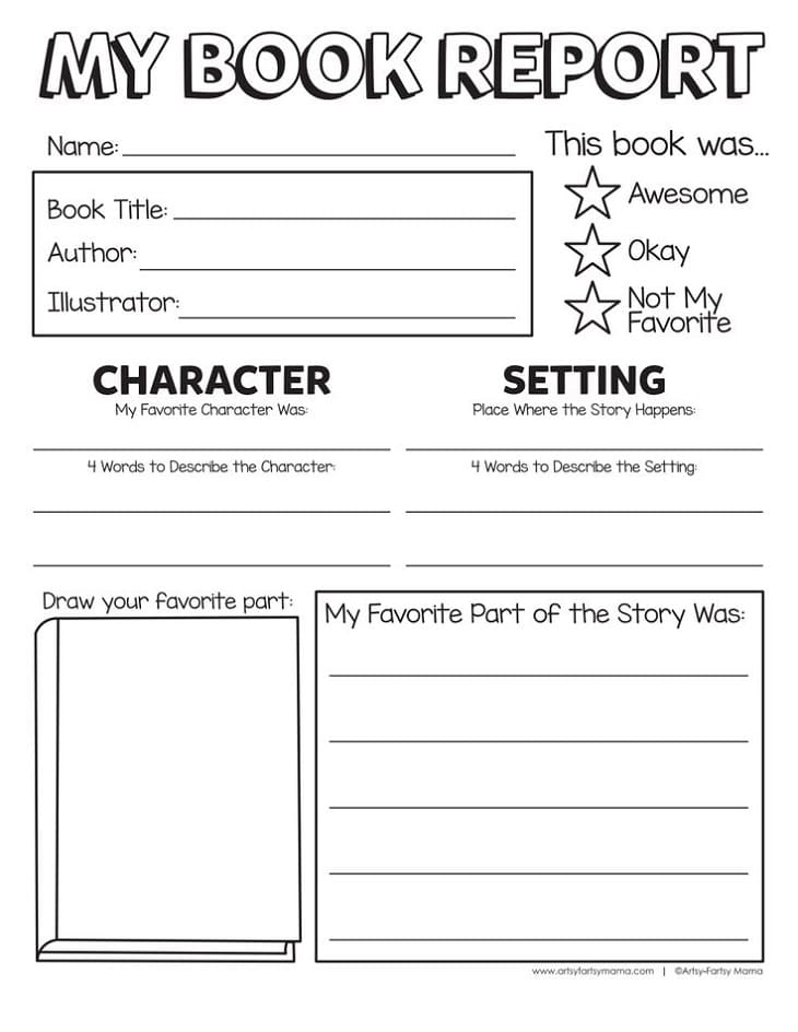 Printable Management Book Report Template