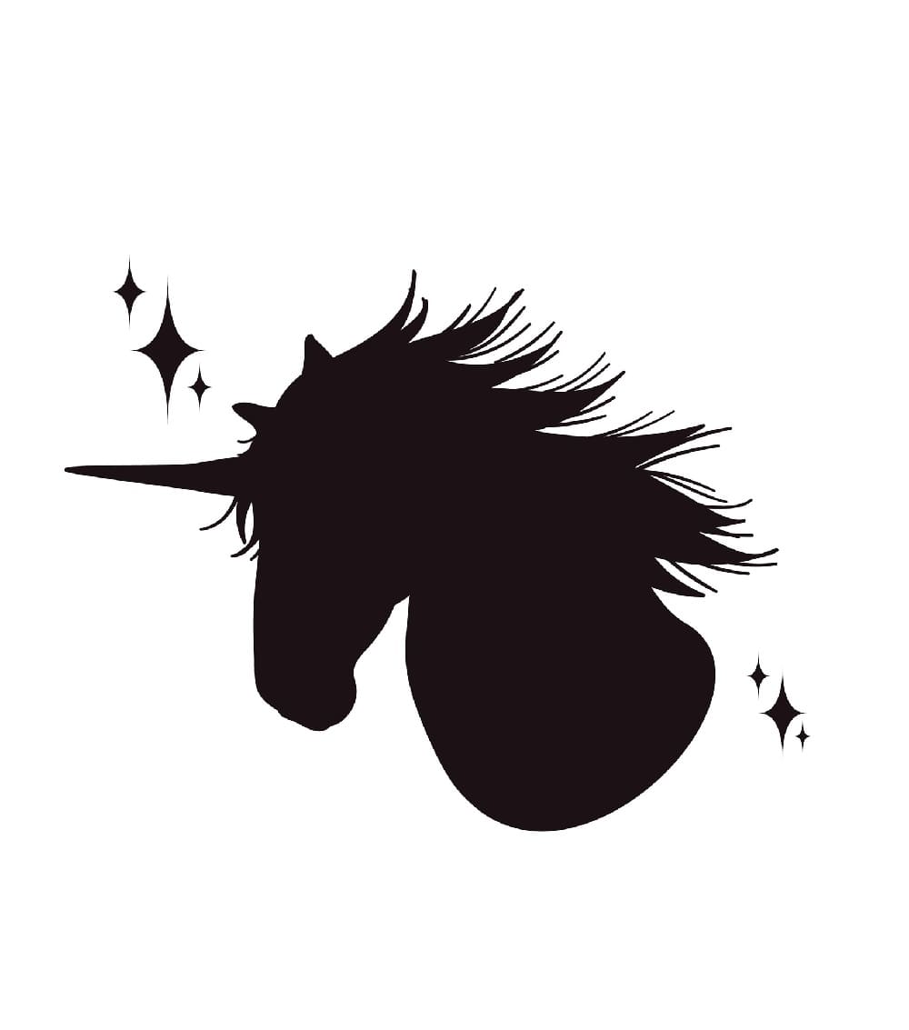Unicorn Stencil Image
